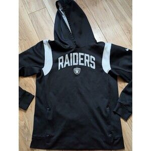 Nike NFL Las Vegas Raiders Therma-FIT Youth Hoodie - Large (14/16) - Black